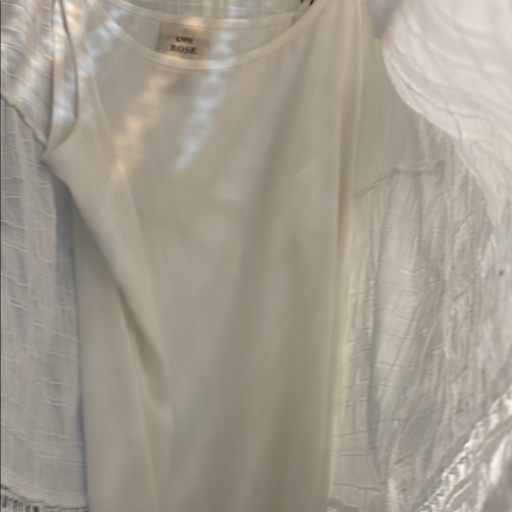Knox Rose White Boho Tunic Dress - Picture 6 of 10